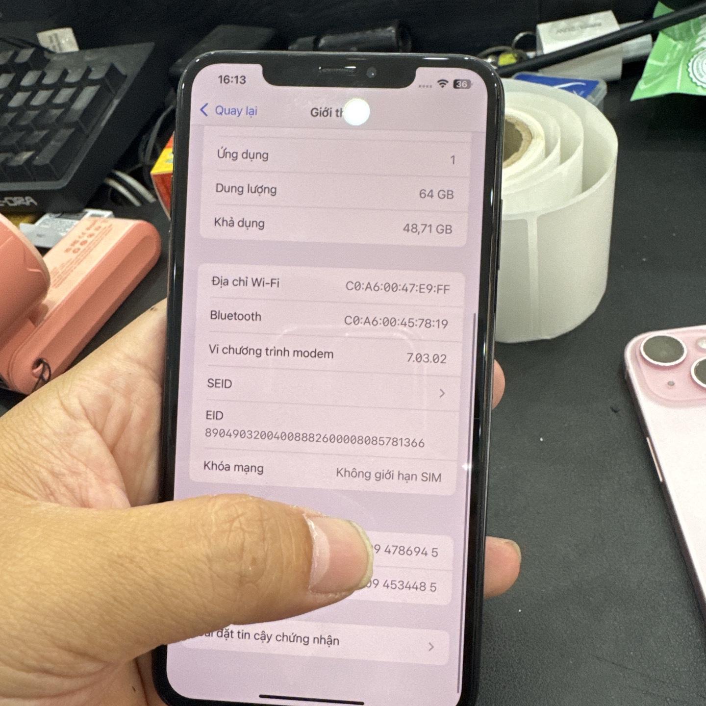 iPhone XsMax 64G pin 91% thay lưng màn GX đen 786945-duoc-ban-tai-HuấnĐT.VN - Mua Bán Sửa Chữa Điện Thoại tại Hải Hậu
