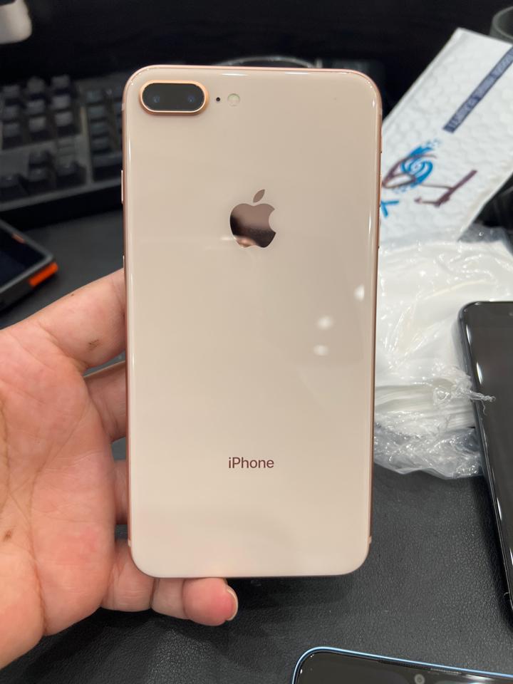 iphone 8 plus 64G 100% vàng thay vỏ 920245-duoc-ban-tai-Huấn Hải Hậu - thodienthoai.vn