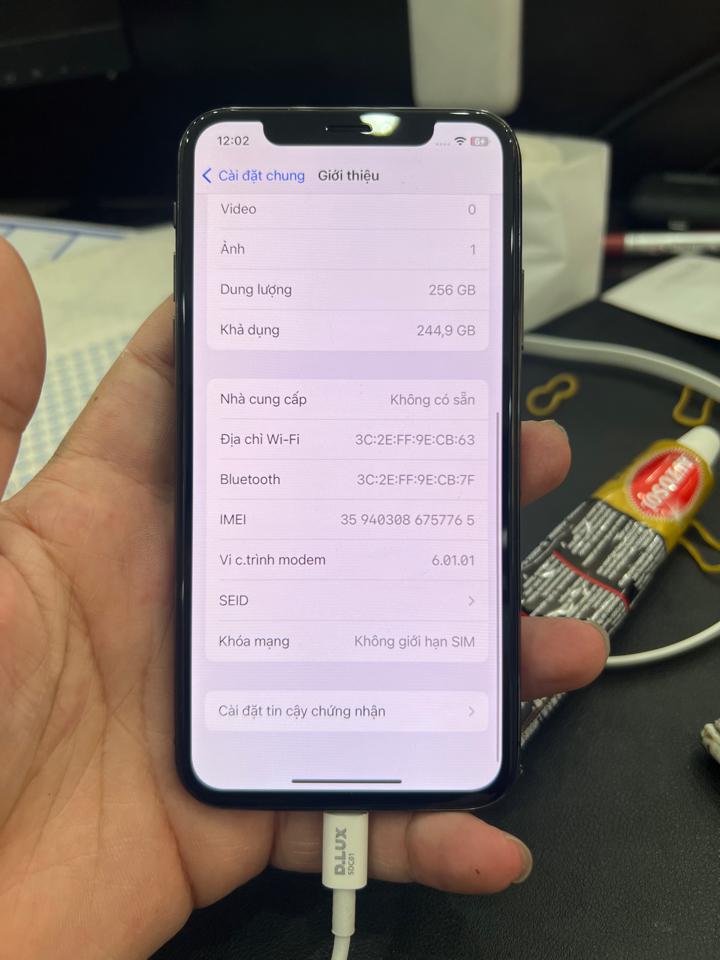 iphone X 256G pin 92% đen màn GX 757765-duoc-ban-tai-Huấn ĐT - thodienthoai.vn