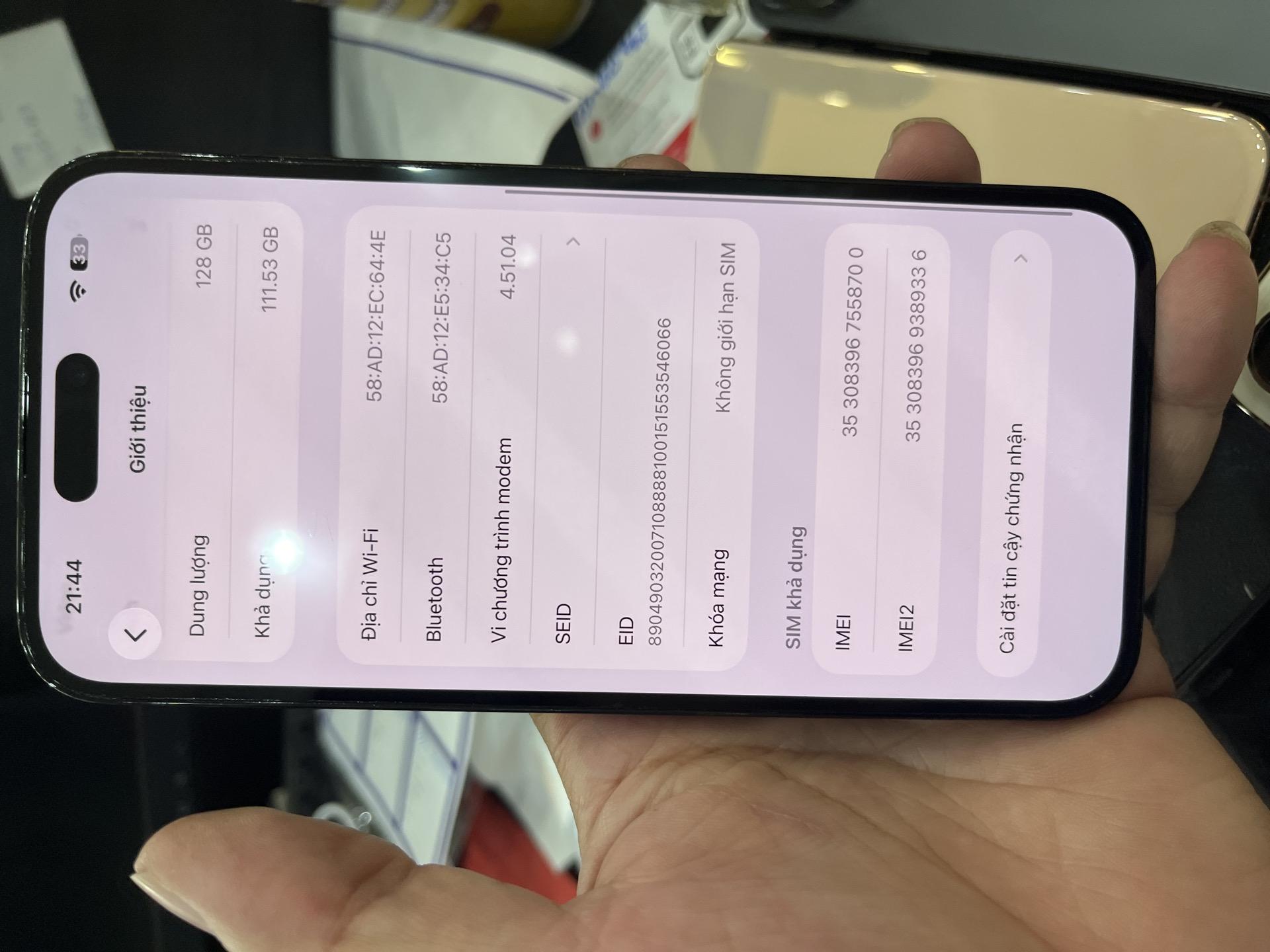 iPhone 14 ProMax LL/A esim 128G pin 88% đen 558700-duoc-ban-tai-HuấnĐT.VN - Mua Bán Sửa Chữa Điện Thoại tại Hải Hậu