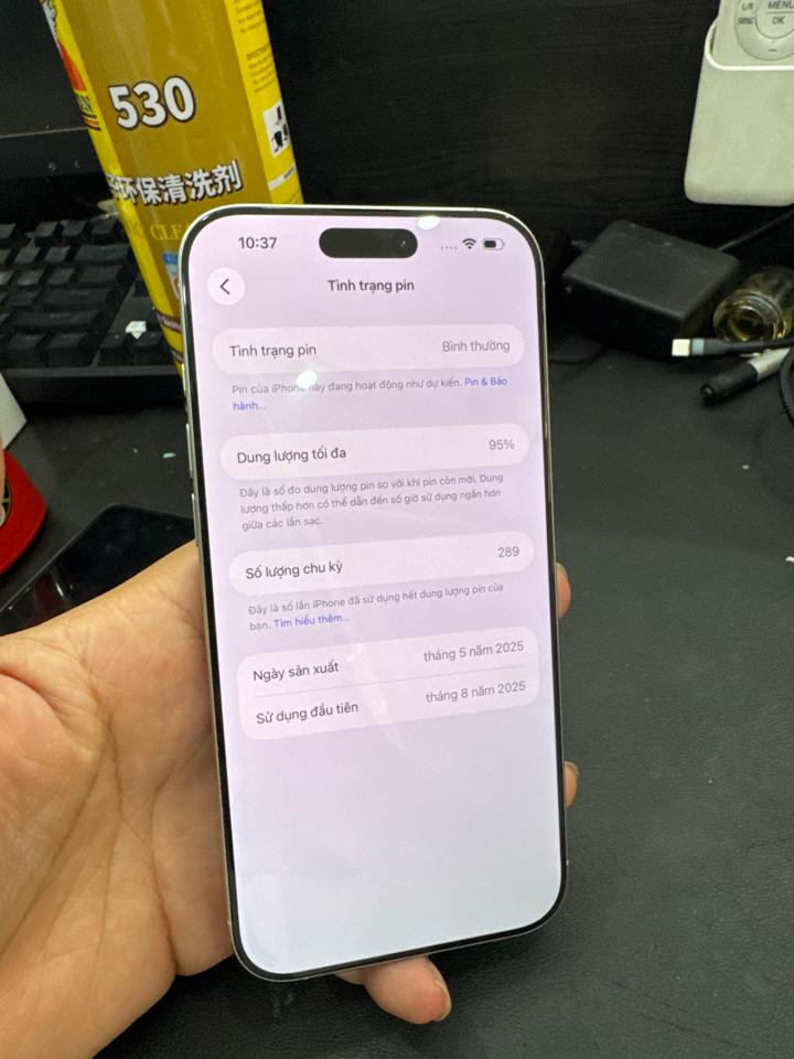iPhone 16 ProMax VN/A 256G pin 95% bảo hành 28/08/26 trắng 748716-duoc-ban-tai-HuấnĐT.VN - Mua Bán Sửa Chữa Điện Thoại tại Hải Hậu