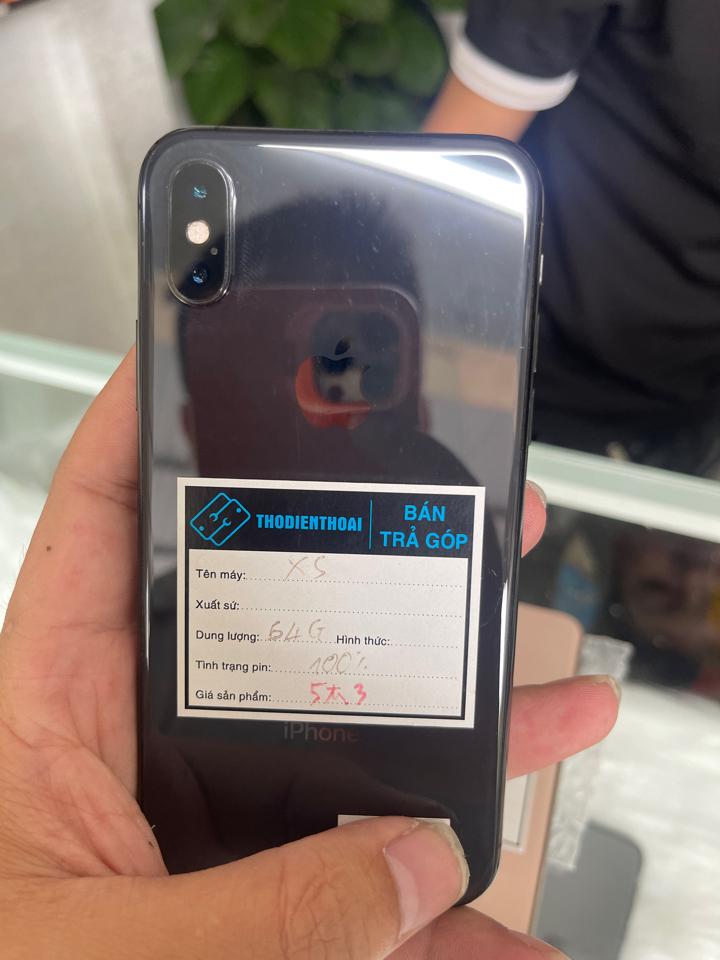 iphone XS 64G pin 100% đen 765-duoc-ban-tai-Huấn Hải Hậu - thodienthoai.vn