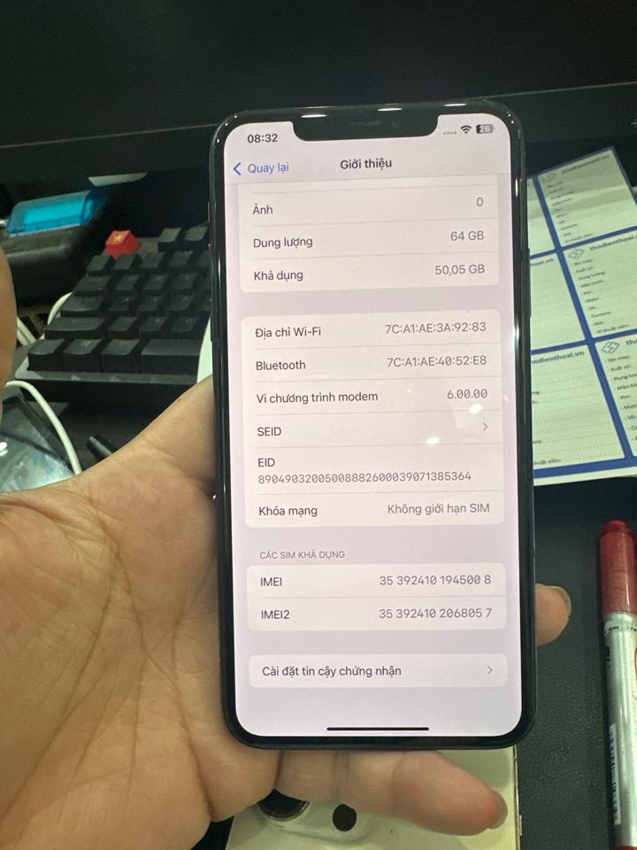iphone 11 prm 64G 84% xanh -duoc-ban-tai-Huấn Hải Hậu - thodienthoai.vn
