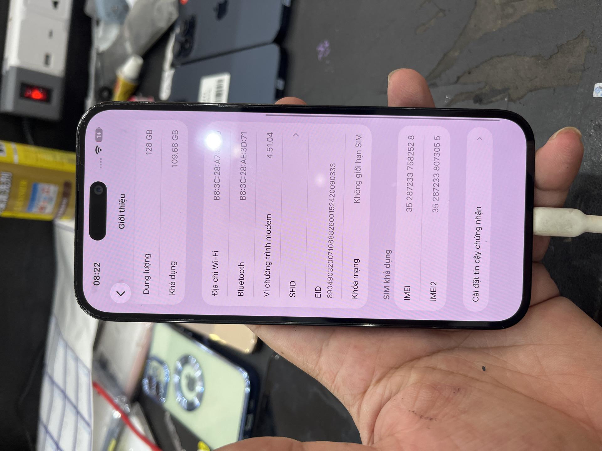 iPhone 14 ProMax VN/A 128G pin 100% thay lưng đen 582528-duoc-ban-tai-HuấnĐT.VN - Mua Bán Sửa Chữa Điện Thoại tại Hải Hậu