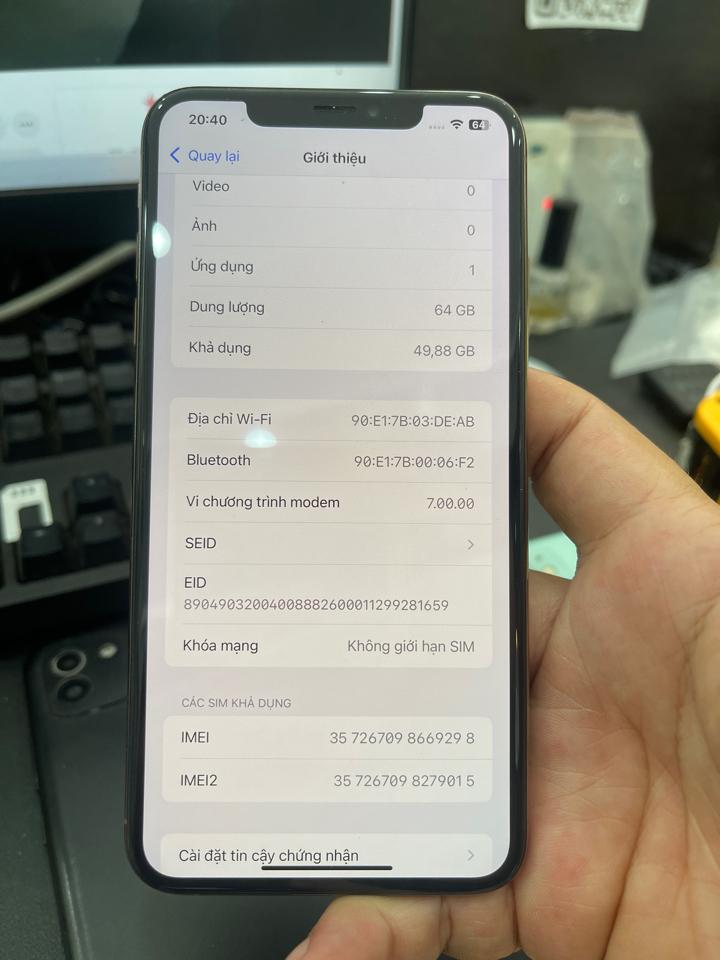 iphone XSM 64G pin 100% 298-duoc-ban-tai-Huấn Hải Hậu - thodienthoai.vn