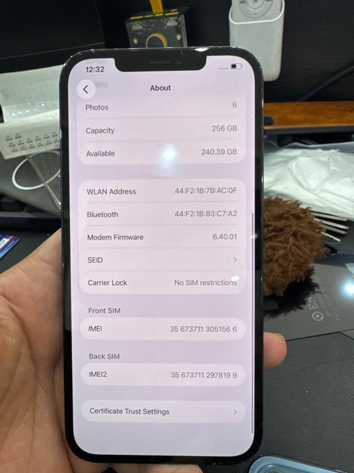 iPhone 12 ProMax 256G pin 100% xanh 051566-duoc-ban-tai-HuấnĐT.VN - Điện Thoại Chất Giá Trị Thật