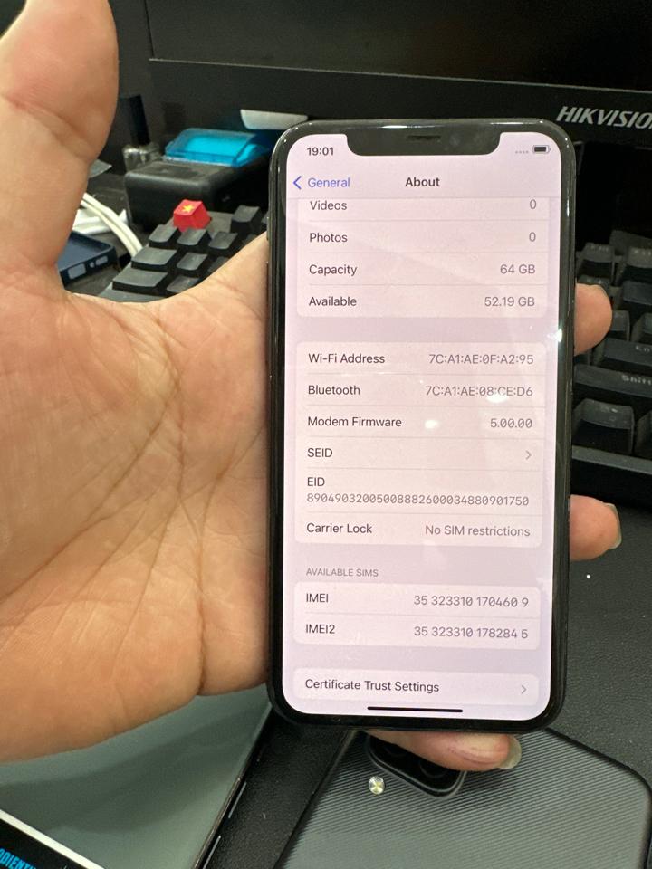iphone 11 pro 64G 87% đen 609-duoc-ban-tai-Huấn Hải Hậu - thodienthoai.vn