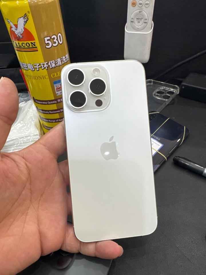 iPhone 15 ProMax LL/A esim 256G pin 83% trắng 402457-duoc-ban-tai-HuấnĐT.VN - Mua Bán Sửa Chữa Điện Thoại tại Hải Hậu