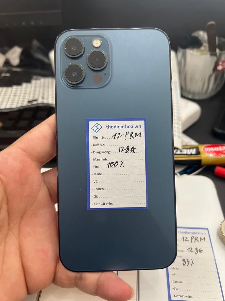 iphone 12 Prm 128G pin 100% xanh 189306-duoc-ban-tai-Huấn Hải Hậu - thodienthoai.vn