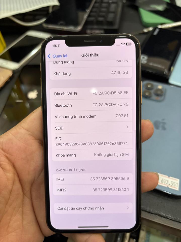 iPhone XS 64G pin 100% báo thay lưng vàng 055060-duoc-ban-tai-HuấnĐT.VN - Điện Thoại Chất Giá Trị Thật