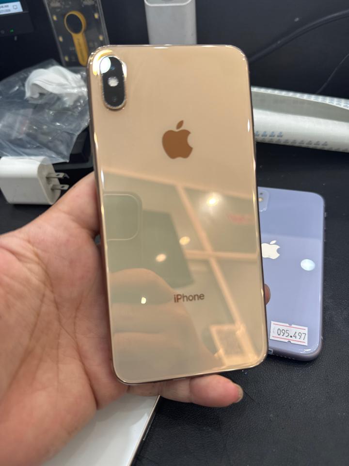 iPhone XsMax 64G pin 100% thay lưng ép kính vàng 756358-duoc-ban-tai-HuấnĐT.VN - Điện Thoại Chất Giá Trị Thật