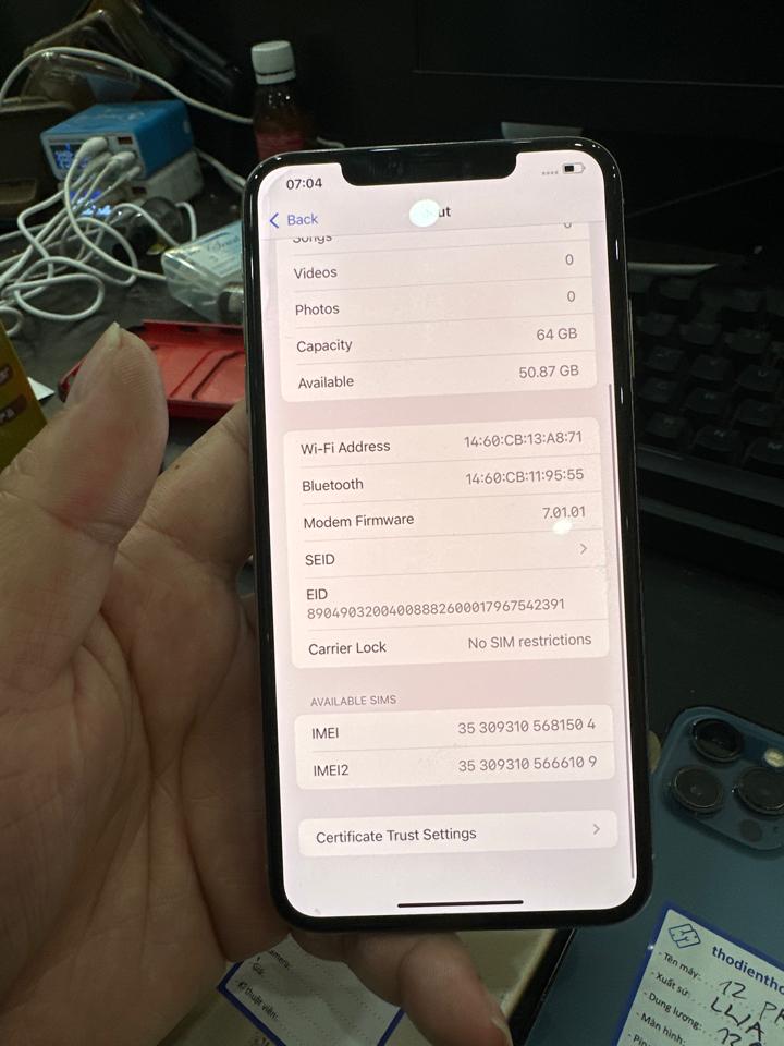 iphone Xsm 64G 100% trắng 504-duoc-ban-tai-Huấn Hải Hậu - thodienthoai.vn