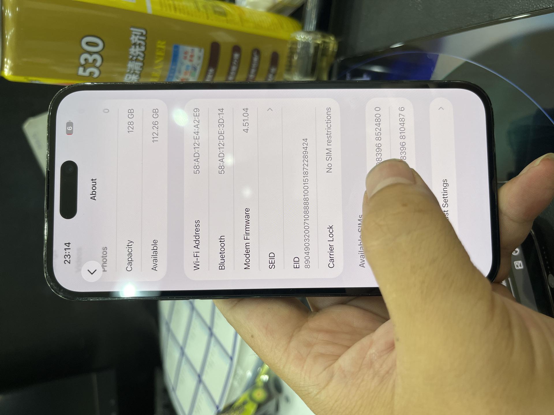 iPhone 14 ProMax LL/A esim 128G pin 89% đen 524800-duoc-ban-tai-HuấnĐT.VN - Mua Bán Sửa Chữa Điện Thoại tại Hải Hậu