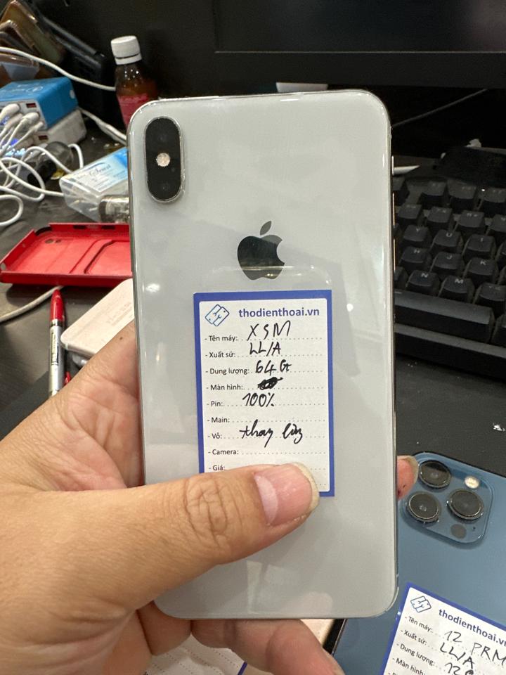 iphone Xsm 64G 100% trắng 504-duoc-ban-tai-Huấn Hải Hậu - thodienthoai.vn
