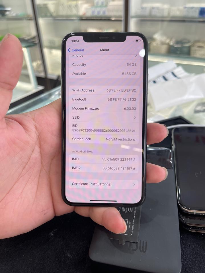 iphone XS 64G pin 100% -duoc-ban-tai-Huấn Hải Hậu - thodienthoai.vn