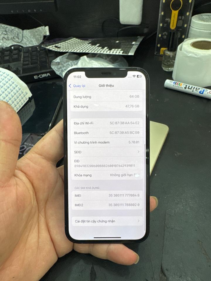 iPhone 12 64G thay pin chưa fix đen 770848-duoc-ban-tai-HuấnĐT.VN - Điện Thoại Chất Giá Trị Thật