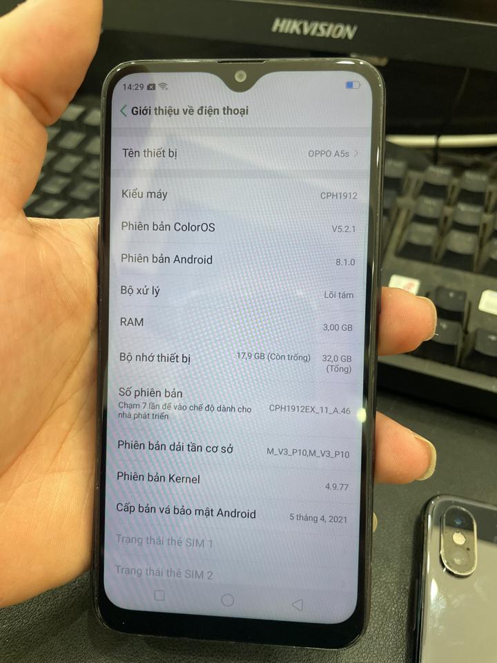 iphone A5s 3/32 đen 192-duoc-ban-tai-Huấn Hải Hậu - thodienthoai.vn