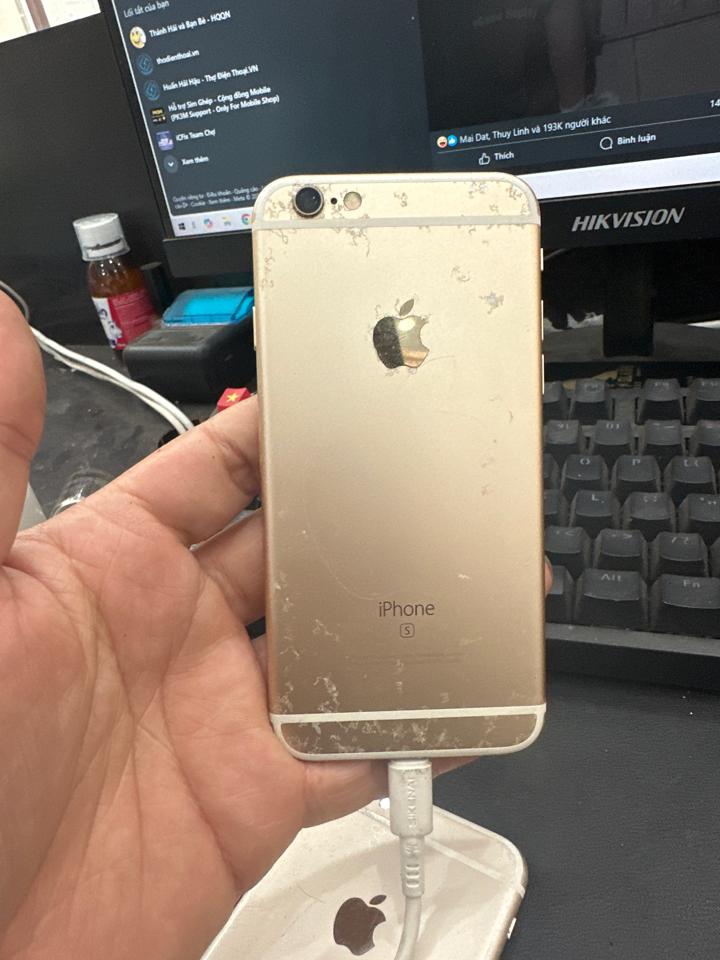iphone 6s 32G 100% vàng MVT 486-duoc-ban-tai-Huấn ĐT - thodienthoai.vn