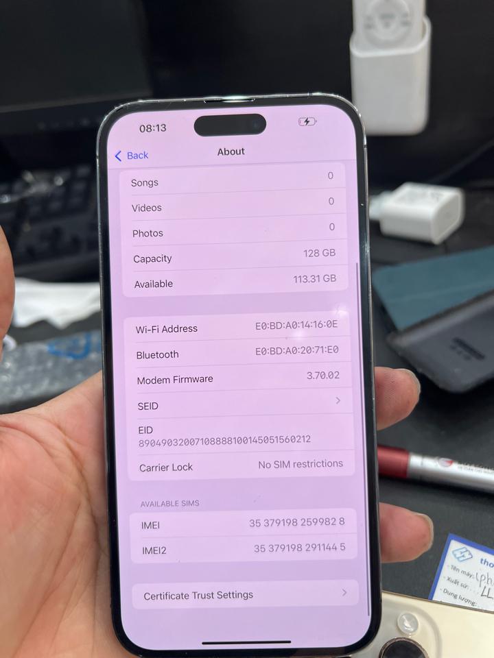 iPhone 14 ProMax 128G pin 85% LL/A tím 599828-duoc-ban-tai-HuấnĐT.VN - Điện Thoại Chất Giá Trị Thật