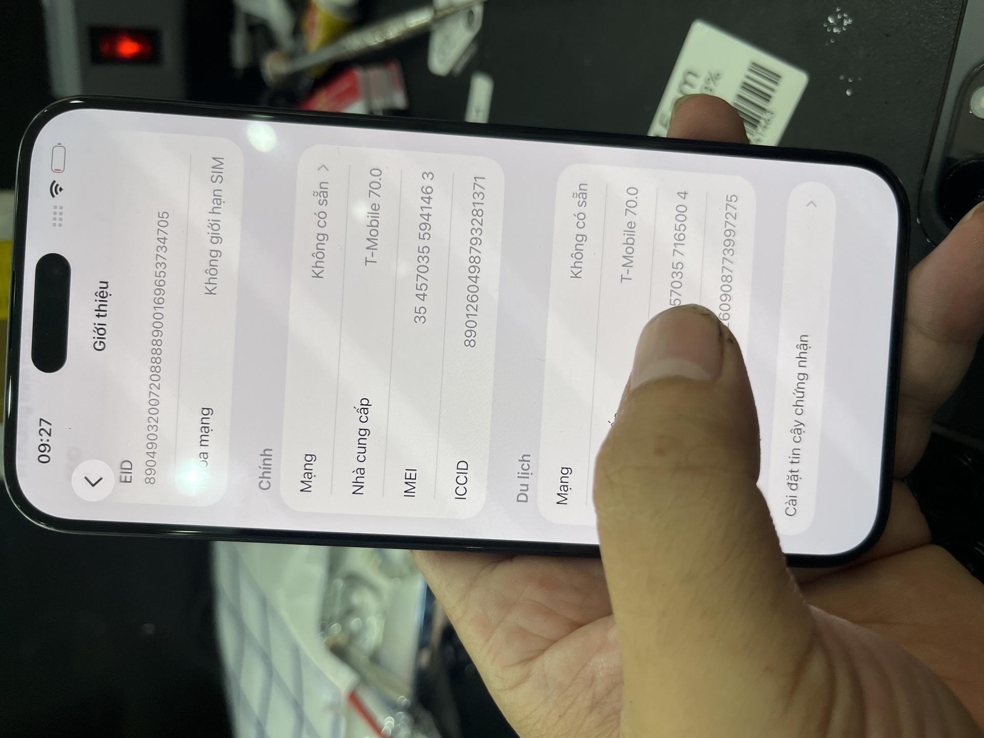 iPhone 15 ProMax LL/A esim 256G pin 83% xanh 941463-duoc-ban-tai-HuấnĐT.VN - Mua Bán Sửa Chữa Điện Thoại tại Hải Hậu