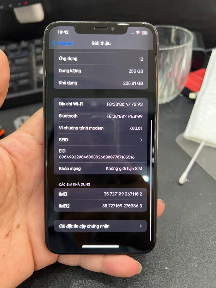 iphone Xsm 256G 90% vàng sửa nhẹ màn GX 671102-duoc-ban-tai-Huấn Hải Hậu - thodienthoai.vn