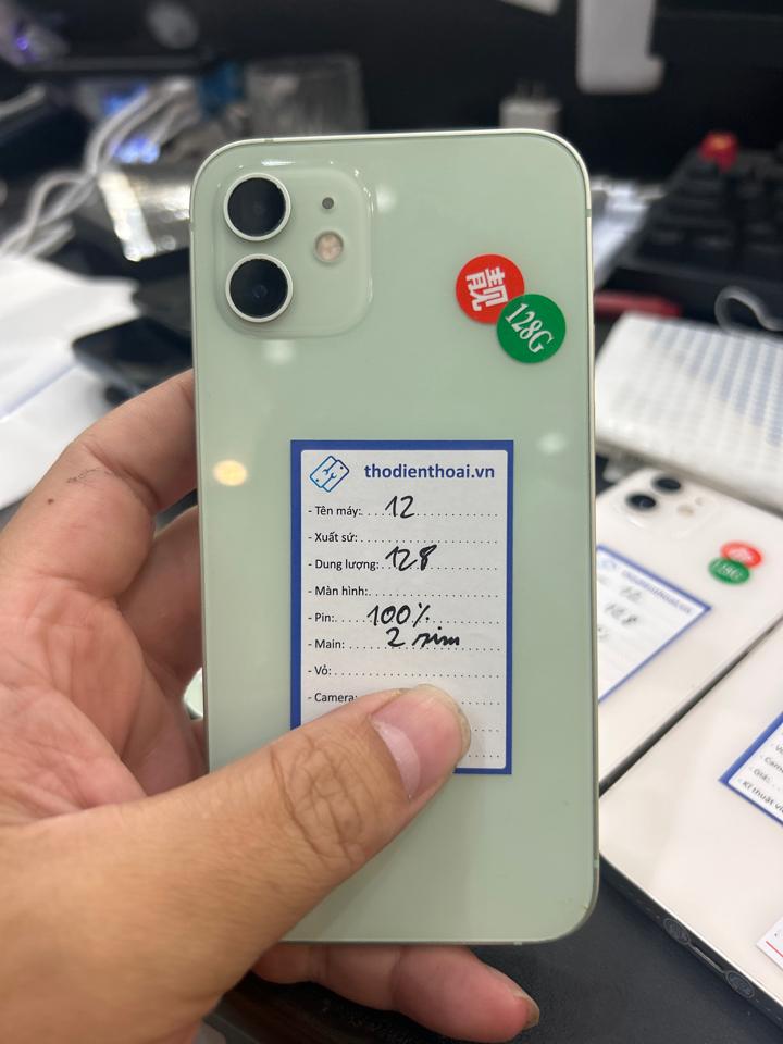 iphone 12 128G 100% xanh 952711-duoc-ban-tai-Huấn Hải Hậu - thodienthoai.vn