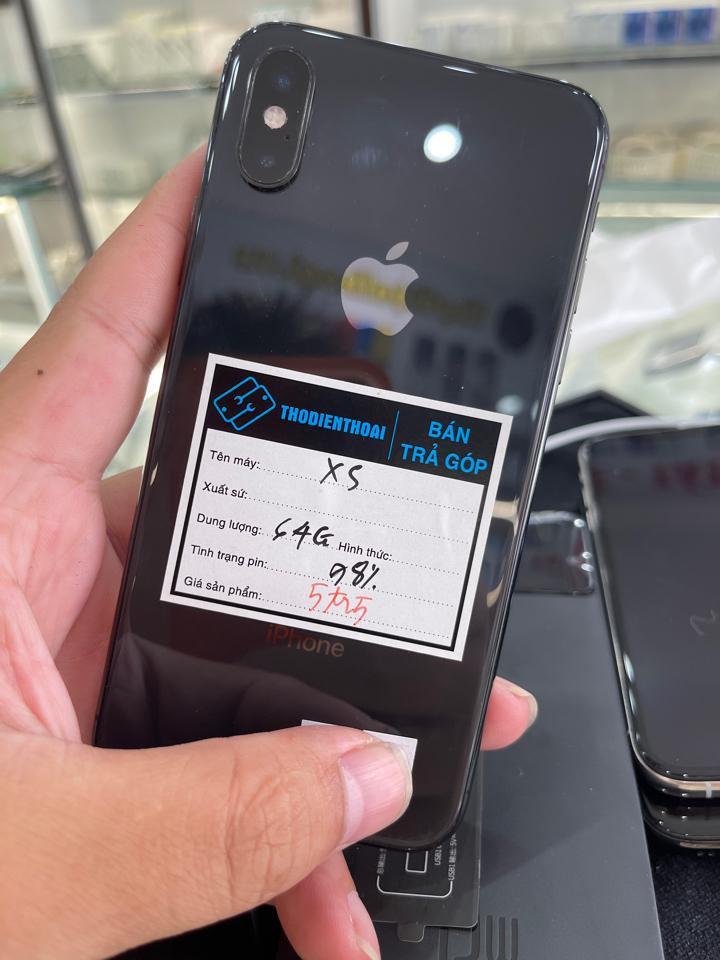 iphone XS 64G pin 98% LKCH-duoc-ban-tai-Huấn Hải Hậu - thodienthoai.vn