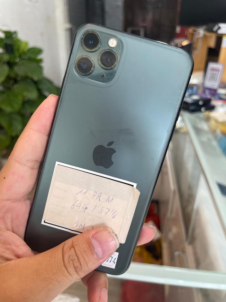 iphone 11 pro max 64G pin 85% ép kính 201-duoc-ban-tai-Huấn Hải Hậu - thodienthoai.vn