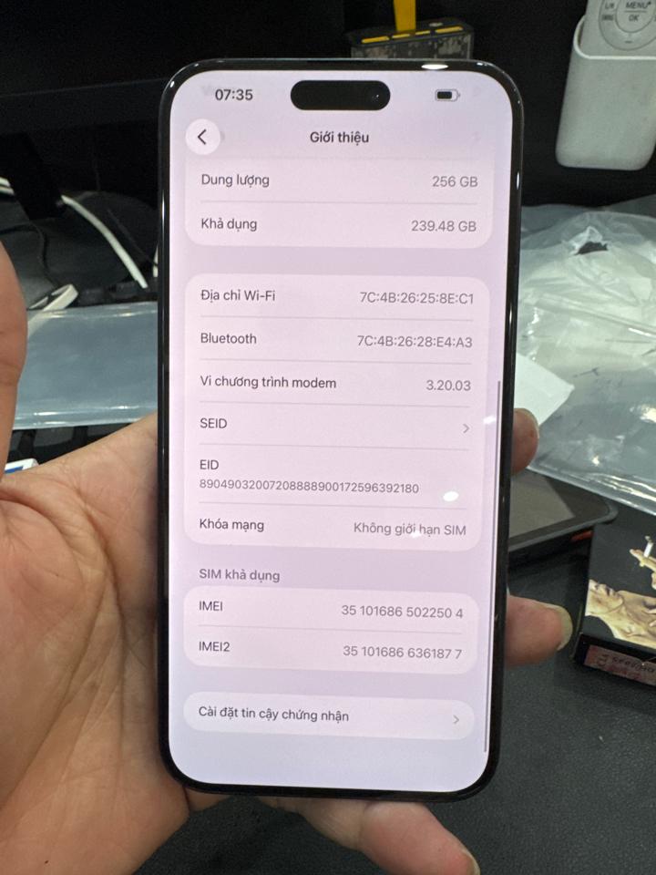 iPhone 15 ProMax LL/A esim 256G pin 88% xanh 022504-duoc-ban-tai-HuấnĐT.VN - Điện Thoại Chất Giá Trị Thật