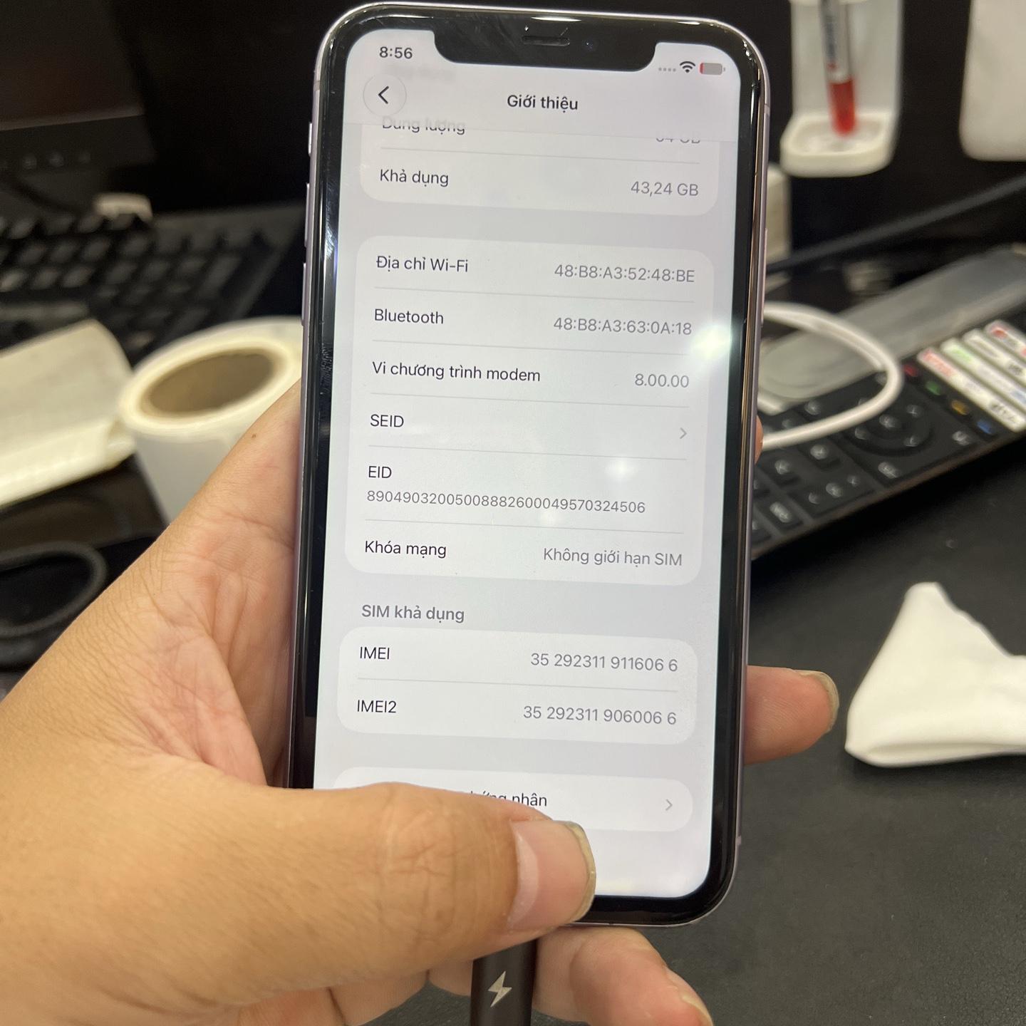 iPhone 11 64G pin 100% tím 116066-duoc-ban-tai-HuấnĐT.VN - Mua Bán Sửa Chữa Điện Thoại tại Hải Hậu