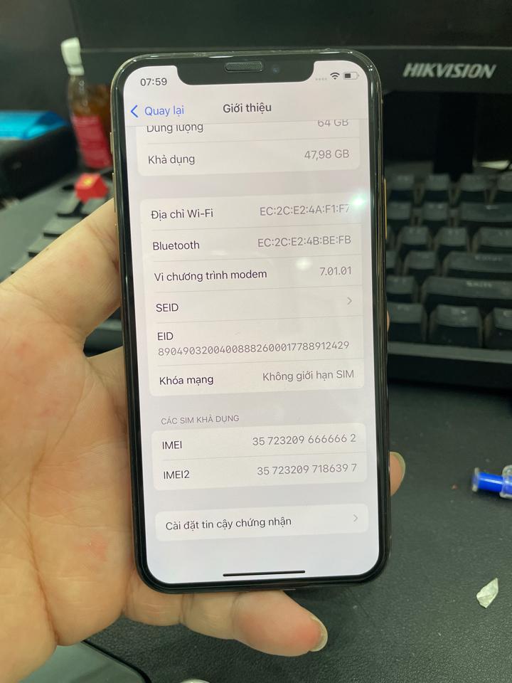 iphone Xs 64G 87% vàng Thay lưng sứt kính 662-duoc-ban-tai-Huấn Hải Hậu - thodienthoai.vn