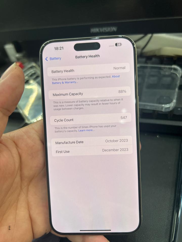 iphone 15 Prm 256G 88% vna tttn 849-duoc-ban-tai-Huấn Hải Hậu - thodienthoai.vn