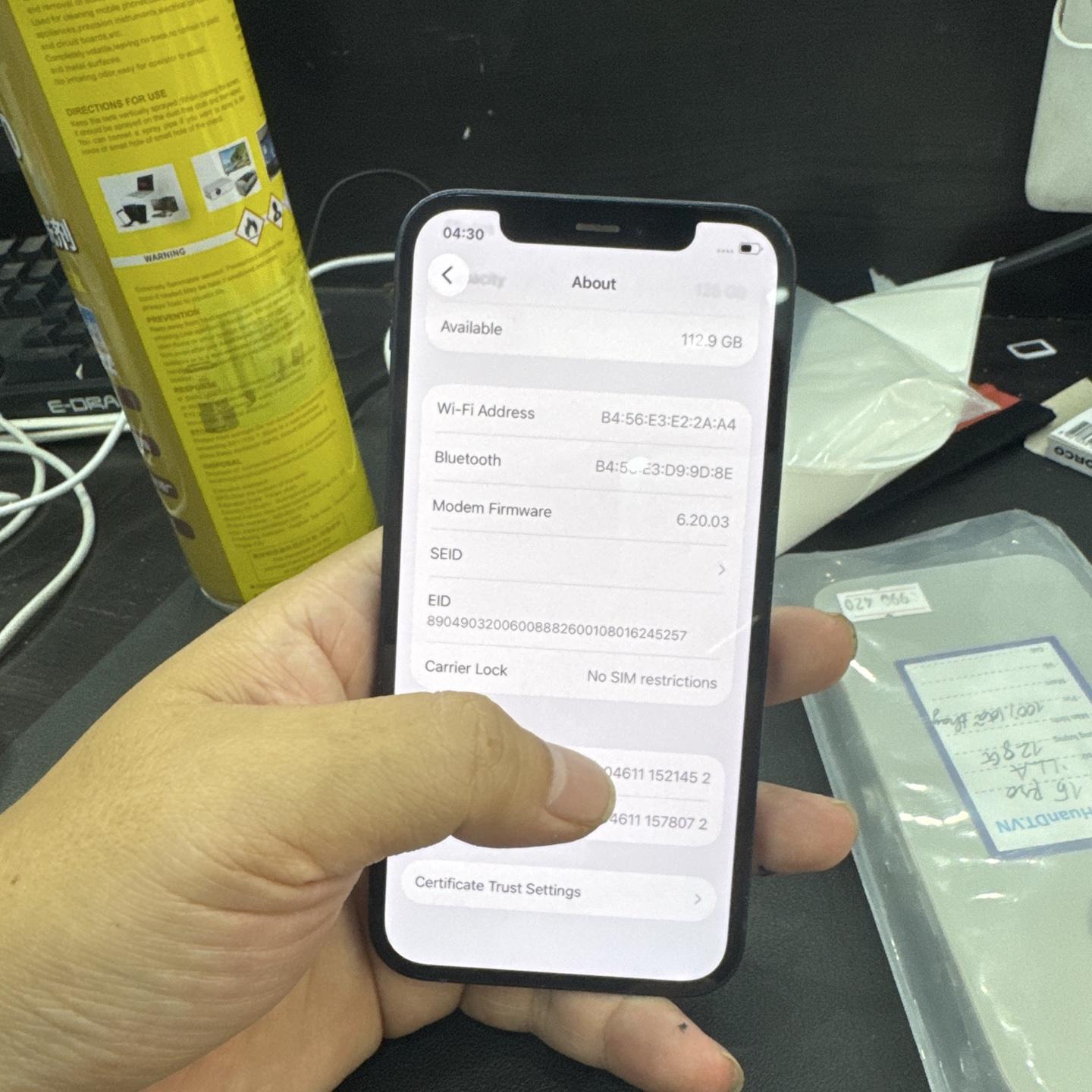 iPhone 12 128G pin 100% đen 521452-duoc-ban-tai-HuấnĐT.VN - Mua Bán Sửa Chữa Điện Thoại tại Hải Hậu