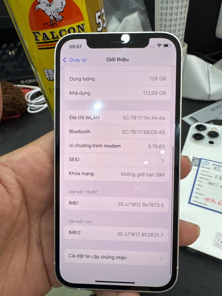 iPhone 12 128G pin 100% chưa fix trắng 470735-duoc-ban-tai-HuấnĐT.VN - Mua Bán Sửa Chữa Điện Thoại tại Hải Hậu