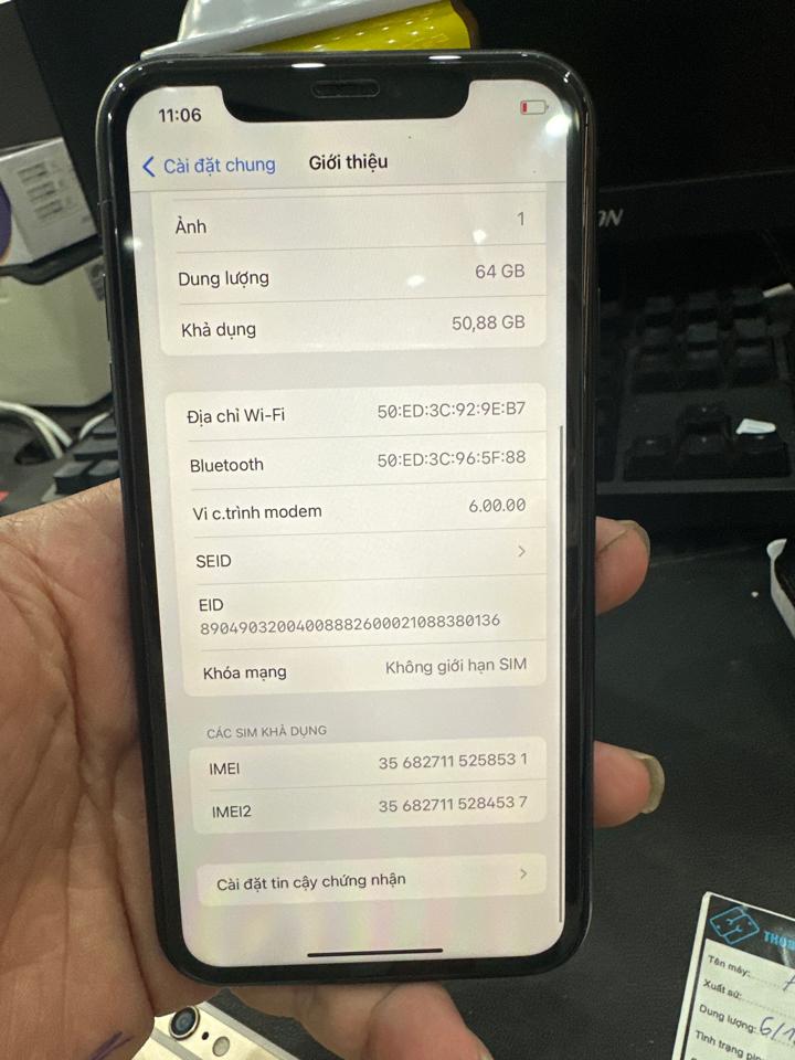 iphone Xr 64G pin 86% 531-duoc-ban-tai-Huấn Hải Hậu - thodienthoai.vn