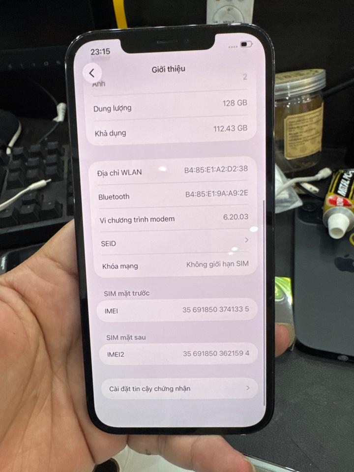 iPhone 12 ProMax 128G pin 100% 2sim đen 741335-duoc-ban-tai-HuấnĐT.VN - Điện Thoại Chất Giá Trị Thật
