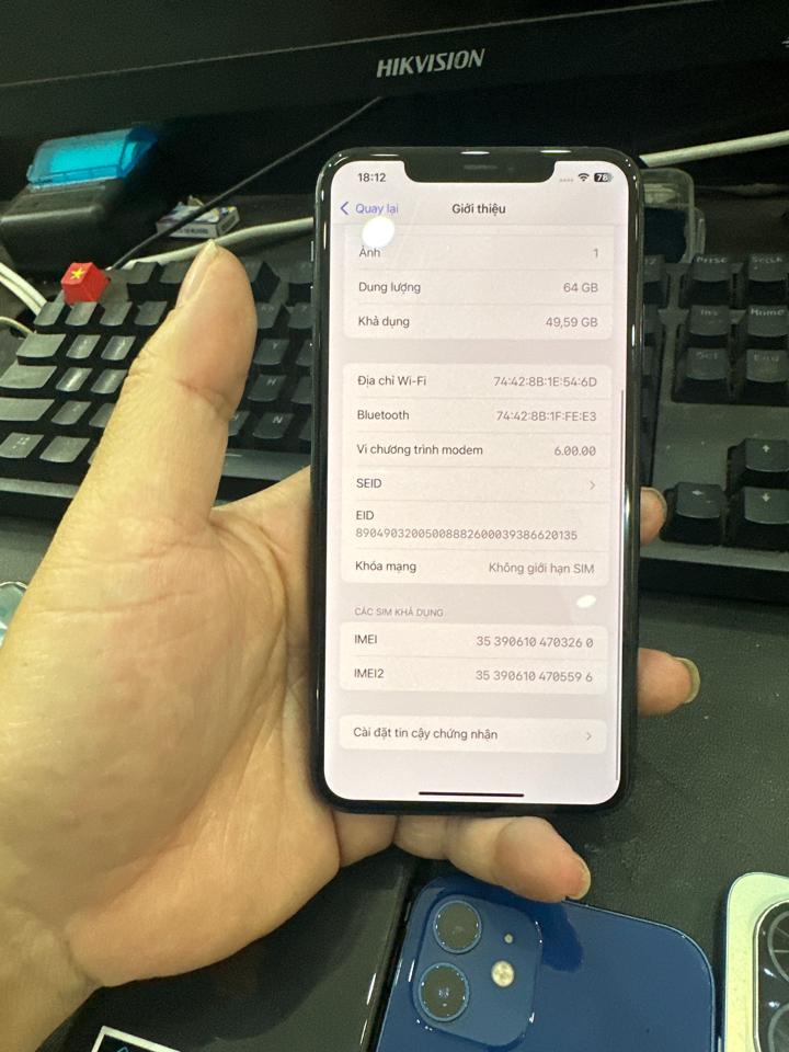 iphone 11 Prm 64G pin 90% xanh 260-duoc-ban-tai-Huấn Hải Hậu - thodienthoai.vn