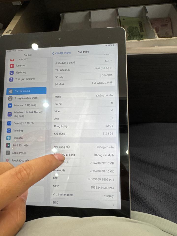 ipad Gen 6 32G pin 90% 443-duoc-ban-tai-HuấnĐT.VN - Mua Bán Sửa Chữa Điện Thoại tại Hải Hậu
