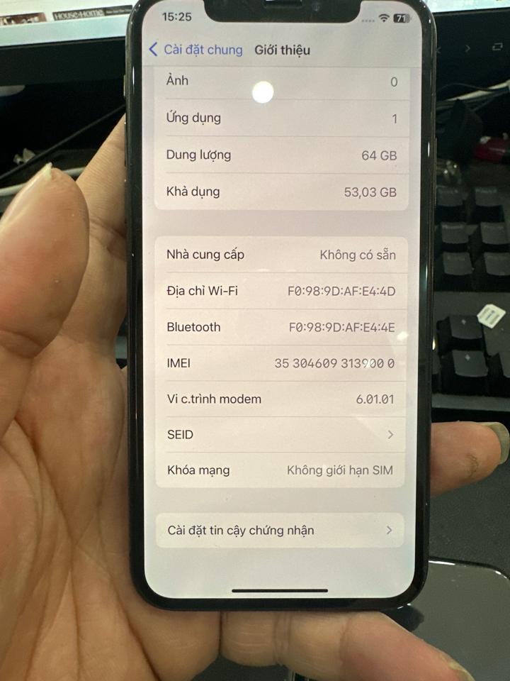 iphone X 64G 100% màn GX đen 139000-duoc-ban-tai-Huấn Hải Hậu - thodienthoai.vn