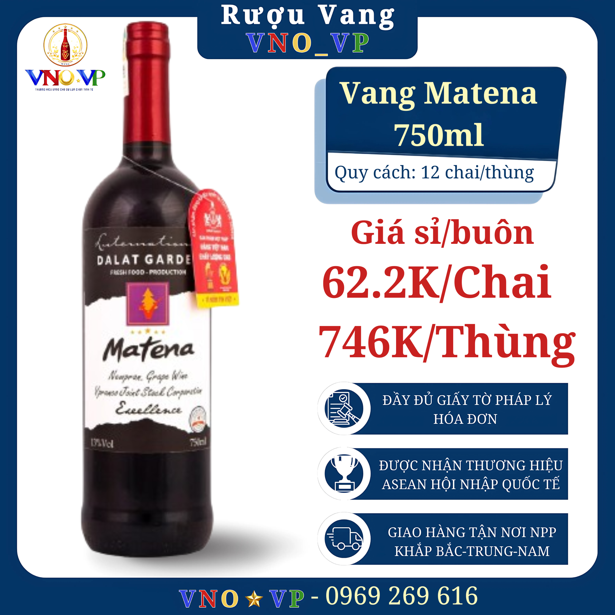 Vang Đà Lạt Matena - Sỉ/ Buôn SLL Toàn Quốc-duoc-ban-tai-VNO_VP – TỔNG KHO RƯỢU VANG LỚN NHẤT TOÀN QUỐC, HỆ THỐNG NPP RƯỢU VANG PHỦ KÍN 63 TỈNH THÀNH, GIAO HÀNG TẬN NƠI TOÀN QUỐC