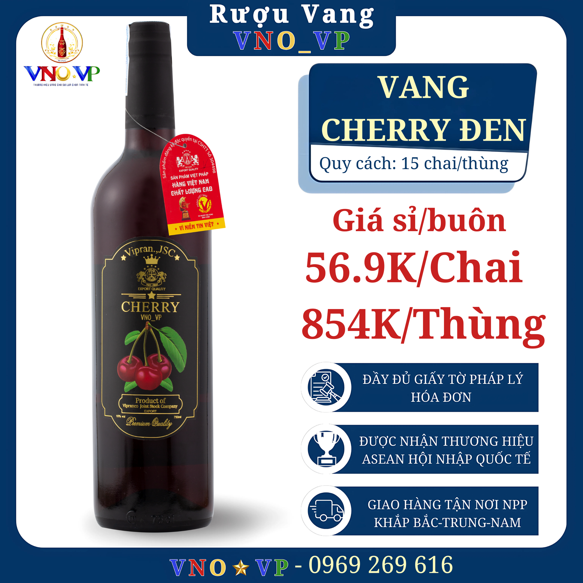 Vang Cherry Đen - Sỉ/ Buôn SLL Toàn Quốc-duoc-ban-tai-VNO_VP – TỔNG KHO RƯỢU VANG LỚN NHẤT TOÀN QUỐC, HỆ THỐNG NPP RƯỢU VANG PHỦ KÍN 63 TỈNH THÀNH, GIAO HÀNG TẬN NƠI TOÀN QUỐC