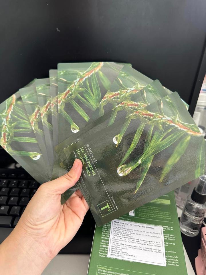 Mặt Nạ Tràm Trà Dr.Ceuracle Tea Tree Purifine Soothing Mask  🌿-duoc-ban-tai-TAM NGUYÊN PHARMACY | SKINCARE & MEDISPA