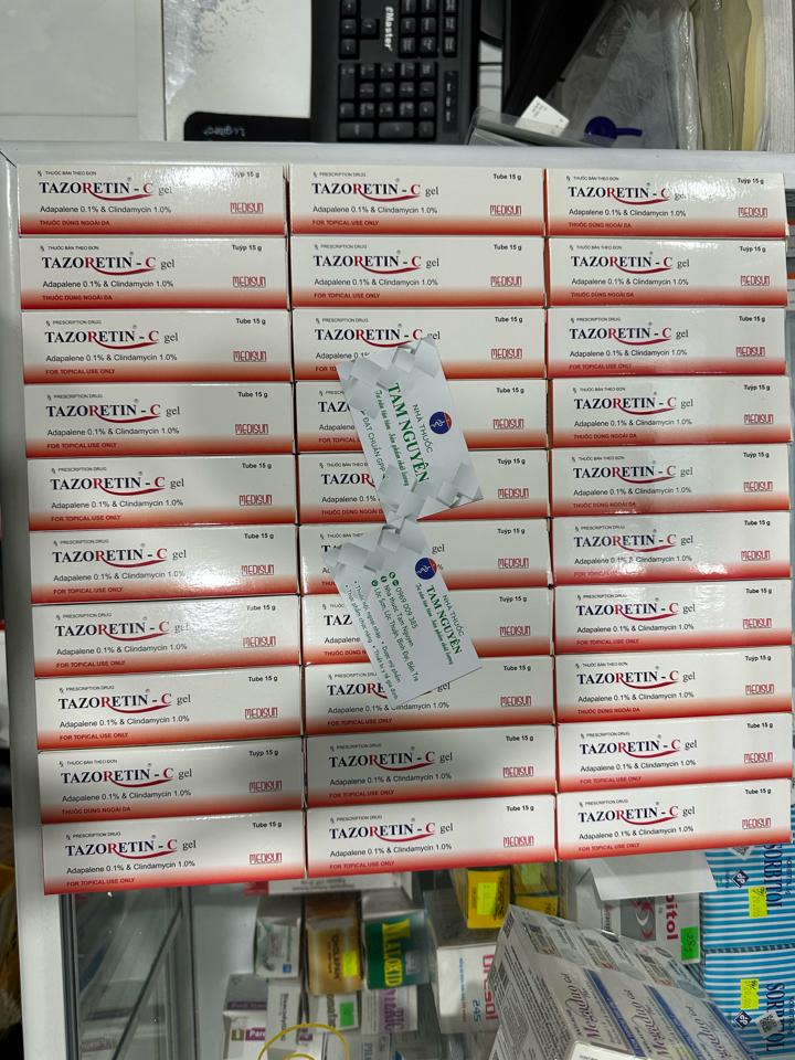 TazoretinC Gel MEDISUN -duoc-ban-tai-NHÀ THUỐC TAM NGUYÊN