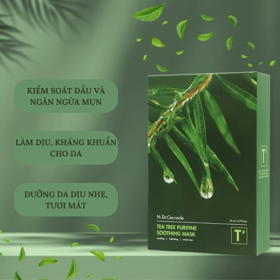 Mặt Nạ Tràm Trà Dr.Ceuracle Tea Tree Purifine Soothing Mask  🌿-duoc-ban-tai-TAM NGUYÊN PHARMACY | SKINCARE & MEDISPA