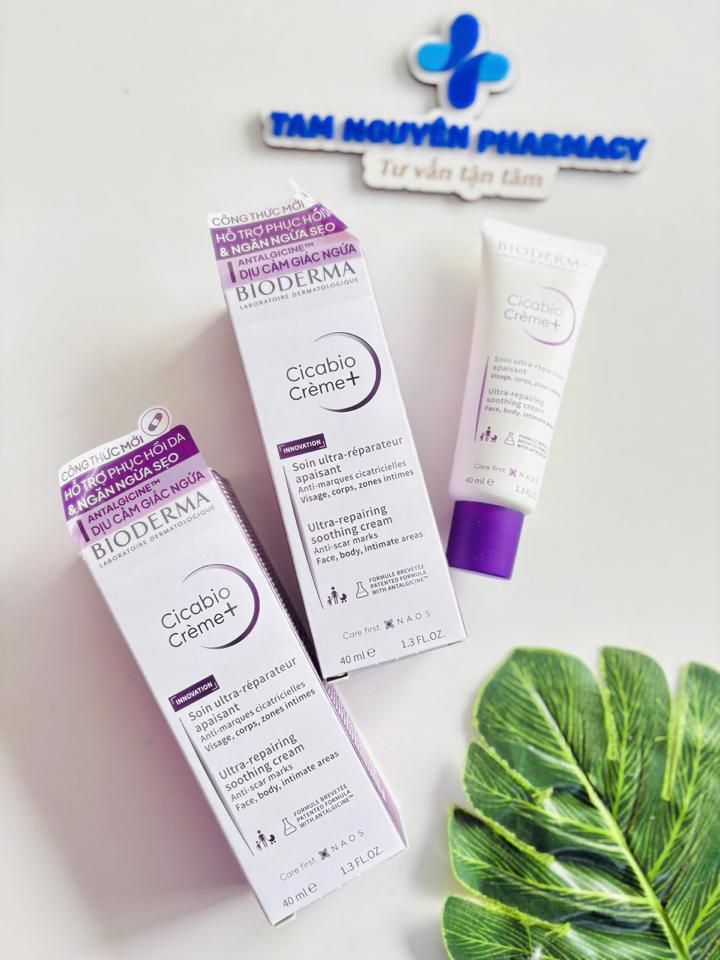 Kem Dưỡng Bioderma Cicabio Crème+ Phục Hồi Da Tổn Thương Và Ngừa Sẹo 40ml-duoc-ban-tai-TAM NGUYÊN PHARMACY | SKINCARE & MEDISPA