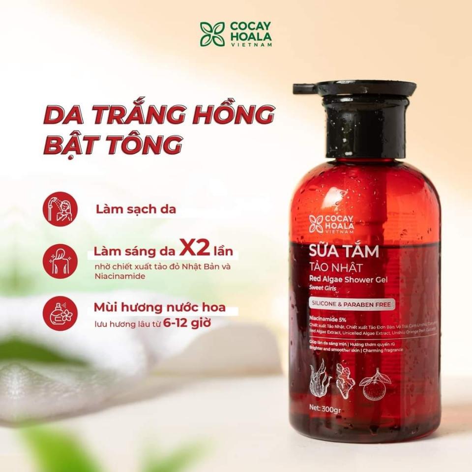 Combo sữa dưỡng thể sữa tắmTảo đỏ-duoc-ban-tai-Hana Store Ngọc Nguyễn