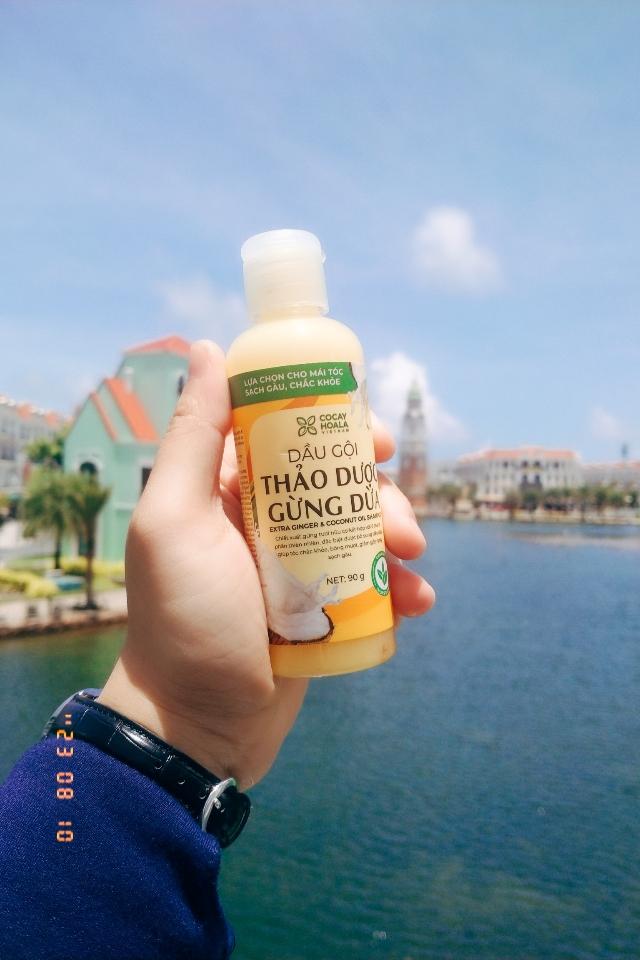 Dầu gội thảo dược Gừng dừa-duoc-ban-tai-Hana Store Ngọc Nguyễn