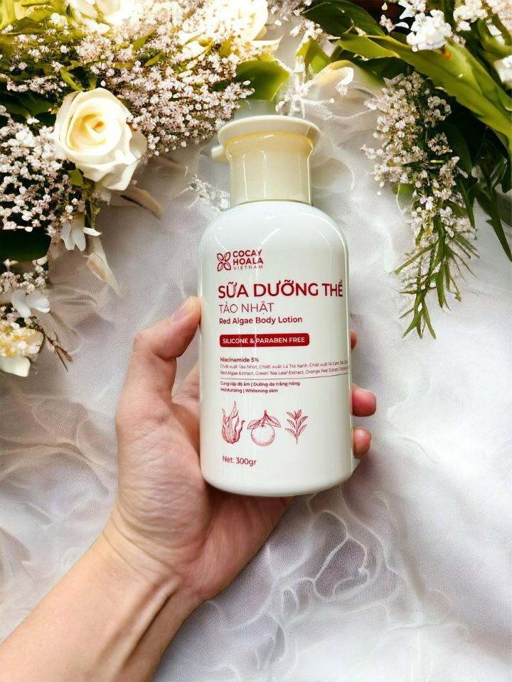 Combo sữa dưỡng thể sữa tắmTảo đỏ-duoc-ban-tai-Hana Store Ngọc Nguyễn