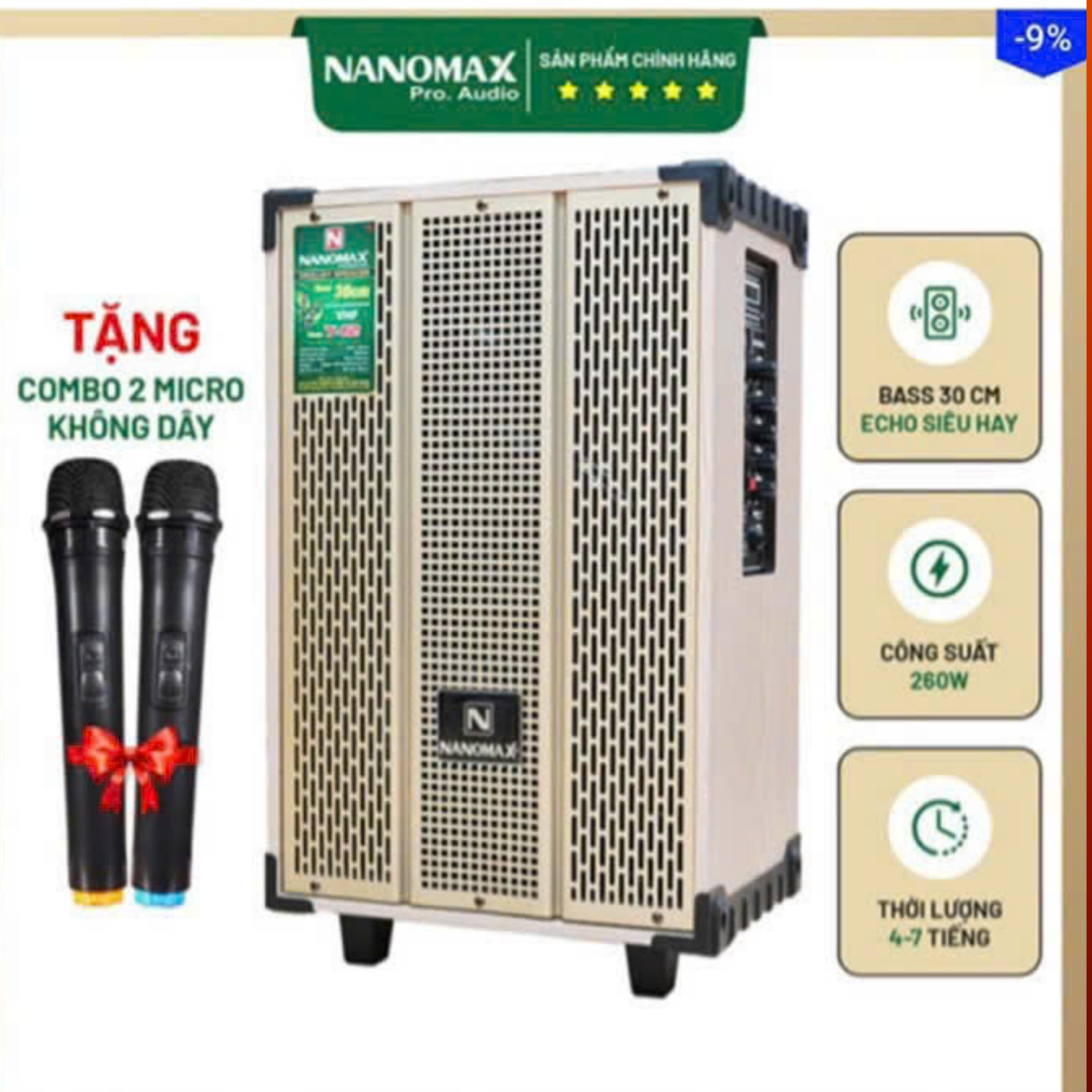 Loa Kéo Mini Nanomax T-12 3T-duoc-ban-tai-Noithatdienmayhongquan