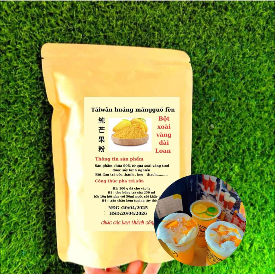 Bột xoài vàng nguyên chất 1kg-duoc-ban-tai-CSHKD PHA CHẾ ĐỒ UỐNG  HỒNG BÉO - NGUYÊN LIỆU ĐÀI LOAN